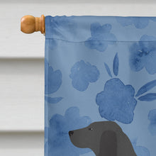 Load image into Gallery viewer, Black Labrador Retriever Welcome Flag Canvas House Size CK6135CHF