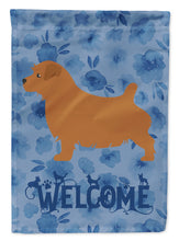 Load image into Gallery viewer, Norfolk Terrier Welcome Flag Canvas House Size CK6136CHF
