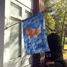 Load image into Gallery viewer, English Cocker Spaniel Welcome Flag Canvas House Size CK6139CHF