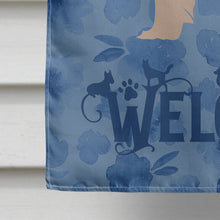 Load image into Gallery viewer, Pyrenean Shepherd Dog Welcome Flag Canvas House Size CK6145CHF