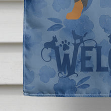 Load image into Gallery viewer, Bernese Mountain Dog Welcome Flag Canvas House Size CK6146CHF