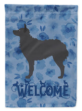 Load image into Gallery viewer, Croatian Sheepdog Welcome Flag Canvas House Size CK6148CHF