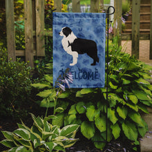 Load image into Gallery viewer, Black Border Collie Welcome Garden Flag – Decorative Outdoor Yard Flag CK6150GF