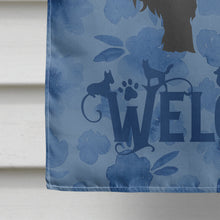 Load image into Gallery viewer, Briard Welcome Flag Canvas House Size CK6153CHF
