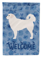Load image into Gallery viewer, Polish Tatra Sheepdog Welcome Garden Flag – Decorative Outdoor Yard Flag CK6154GF