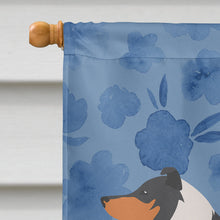 Load image into Gallery viewer, Sheltie/Shetland Sheepdog Welcome Flag Canvas House Size CK6157CHF