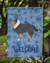 Load image into Gallery viewer, Sheltie/Shetland Sheepdog Welcome Garden Flag – Decorative Outdoor Yard Flag CK6157GF