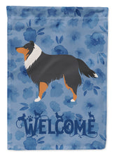 Load image into Gallery viewer, Sheltie/Shetland Sheepdog Welcome Garden Flag – Decorative Outdoor Yard Flag CK6157GF