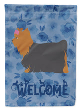 Load image into Gallery viewer, Yorkshire Terrier Yorkie Welcome Garden Flag – Decorative Outdoor Yard Flag CK6161GF