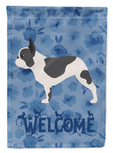 Load image into Gallery viewer, French Bulldog Welcome Flag Canvas House Size CK6168CHF