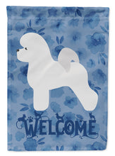 Load image into Gallery viewer, Bichon Frise Welcome Garden Flag – Decorative Outdoor Yard Flag CK6172GF