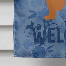 Load image into Gallery viewer, Chow Chow Welcome Flag Canvas House Size CK6178CHF