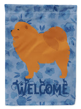 Load image into Gallery viewer, Chow Chow Welcome Garden Flag – Decorative Outdoor Yard Flag CK6178GF