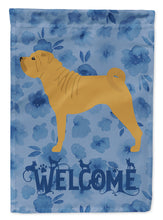 Load image into Gallery viewer, Shar Pei Welcome Garden Flag – Decorative Outdoor Yard Flag CK6179GF