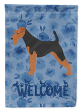 Load image into Gallery viewer, Airedale Terrier Welcome Garden Flag – Decorative Outdoor Yard Flag CK6184GF