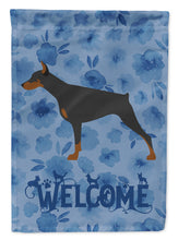 Load image into Gallery viewer, Doberman Pinscher Welcome Garden Flag – Decorative Outdoor Yard Flag CK6187GF