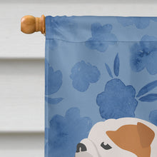 Load image into Gallery viewer, English Bulldog Welcome Flag Canvas House Size CK6189CHF