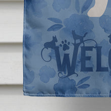 Load image into Gallery viewer, English Bulldog Welcome Flag Canvas House Size CK6189CHF