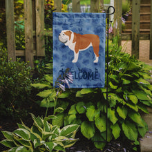 Load image into Gallery viewer, English Bulldog Welcome Garden Flag – Decorative Outdoor Yard Flag CK6189GF