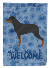 Load image into Gallery viewer, Rottweiler Welcome Garden Flag – Decorative Outdoor Yard Flag CK6193GF