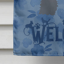 Load image into Gallery viewer, Portuguese Water Dog Welcome Flag Canvas House Size CK6195CHF
