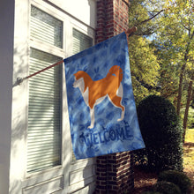 Load image into Gallery viewer, Akita Welcome Flag Canvas House Size CK6199CHF