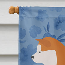 Load image into Gallery viewer, Akita Welcome Flag Canvas House Size CK6199CHF