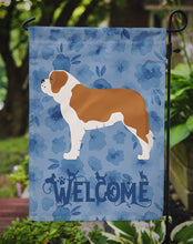 Load image into Gallery viewer, Saint Bernard Welcome Garden Flag – Decorative Outdoor Yard Flag CK6203GF