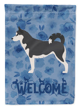 Load image into Gallery viewer, Siberian Husky Welcome Flag Canvas House Size CK6207CHF