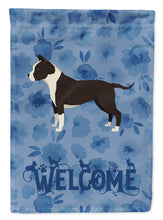 Load image into Gallery viewer, American Staffordshire Terrier Welcome Flag Canvas House Size CK6219CHF