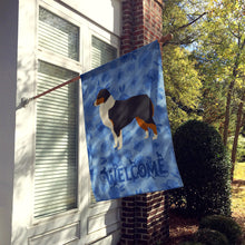 Load image into Gallery viewer, Australian Shepherd Welcome Flag Canvas House Size CK6220CHF