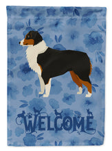 Load image into Gallery viewer, Australian Shepherd Welcome Flag Canvas House Size CK6220CHF