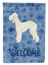 Load image into Gallery viewer, Bedlington Terrier Welcome Garden Flag – Decorative Outdoor Yard Flag CK6224GF