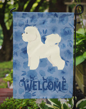 Load image into Gallery viewer, Bichon Frise Welcome Garden Flag – Decorative Outdoor Yard Flag CK6225GF