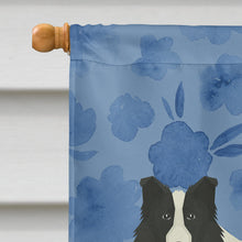 Load image into Gallery viewer, Border Collie Welcome Flag Canvas House Size CK6226CHF