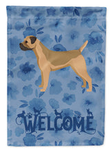 Load image into Gallery viewer, Border Terrier Welcome Flag Canvas House Size CK6227CHF