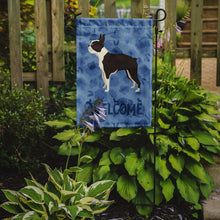 Load image into Gallery viewer, Boston Terrier Welcome Garden Flag – Decorative Outdoor Yard Flag CK6229GF