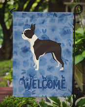 Load image into Gallery viewer, Boston Terrier Welcome Garden Flag – Decorative Outdoor Yard Flag CK6229GF