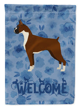 Load image into Gallery viewer, Boxer Welcome Flag Canvas House Size CK6230CHF