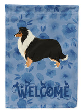 Load image into Gallery viewer, Collie Welcome Flag Canvas House Size CK6236CHF