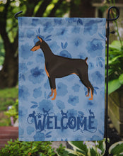Load image into Gallery viewer, Doberman Pinscher Welcome Garden Flag – Decorative Outdoor Yard Flag CK6239GF