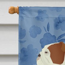 Load image into Gallery viewer, English Bulldog Welcome Flag Canvas House Size CK6240CHF