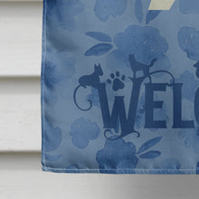 Load image into Gallery viewer, English Bulldog Welcome Flag Canvas House Size CK6240CHF