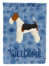 Load image into Gallery viewer, Fox Terrier Welcome Garden Flag – Decorative Outdoor Yard Flag CK6242GF