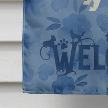 Load image into Gallery viewer, French Bulldog Welcome Flag Canvas House Size CK6243CHF