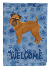 Load image into Gallery viewer, Brussels Griffon Welcome Garden Flag – Decorative Outdoor Yard Flag CK6248GF