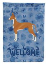 Load image into Gallery viewer, Ibizan Hound Welcome Flag Canvas House Size CK6249CHF