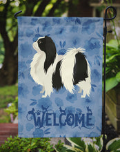 Load image into Gallery viewer, Japanese Chin Welcome Garden Flag – Decorative Outdoor Yard Flag CK6252GF
