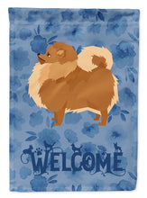 Load image into Gallery viewer, Pomeranian Welcome Garden Flag – Decorative Outdoor Yard Flag CK6259GF