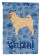Load image into Gallery viewer, Shar Pei Welcome Flag Canvas House Size CK6266CHF